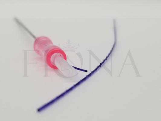 PDO 18G 100mm Hilo cánula αμβλιά bidireccional Indicado παραγράφου gruesas pesados Υ tejidos muy pieles.