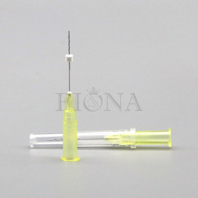 Η ρυτίδα πλήρωσης Eyebag ανελκυστήρων νημάτων ματιών βιδών PDO αφαιρεί το καλλυντικό νήμα 30G 25MM Pdo έντασης