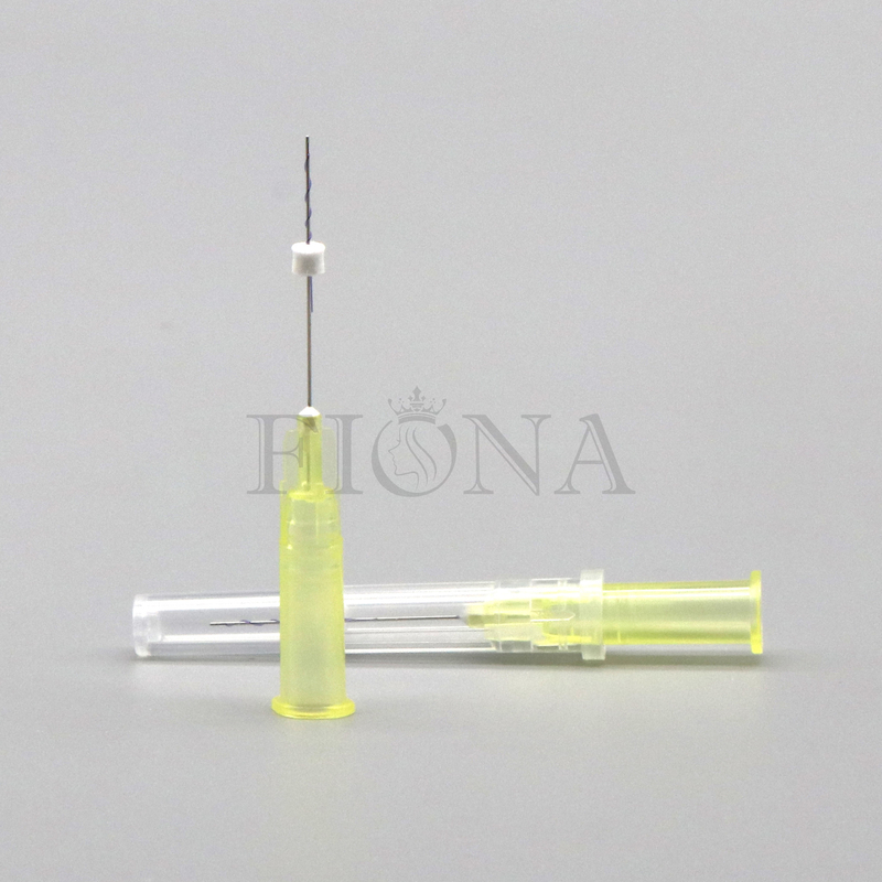 Η ρυτίδα πλήρωσης Eyebag ανελκυστήρων νημάτων ματιών βιδών PDO αφαιρεί το καλλυντικό νήμα 30G 25MM Pdo έντασης